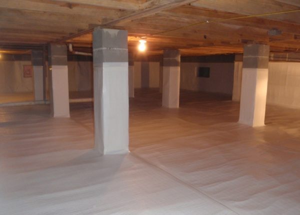 crawl space after